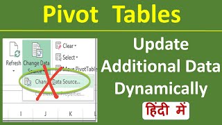 How to Update Pivot Table When Source Data Changes
