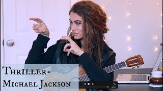 THRILLER (acoustic ukulele cover) 🎃  (Bailey Rushlow)