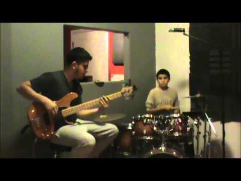Bruno Mars Treasure Cover Bass Drums Mark & Manny