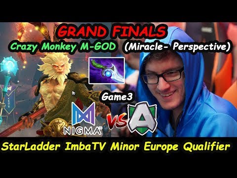 Nigma vs Alliance | Crazy Monkey King Miracle Grand Finals StarLadder Minor EU Qual Dota 2 Game3