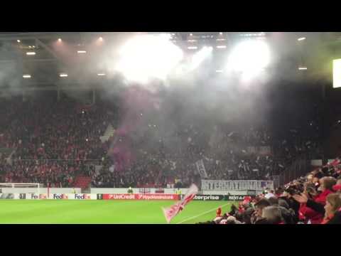 Mainz 05 - RSC Anderlecht Pyro Rauch Ultras 20.10.2016