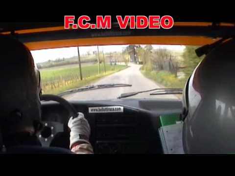 CAMERA CAR RALLY STRADE DEI MULINI 2010  BELLOTTI. S - RATNAYAKE  PEUGEOT 309 GTI FN3