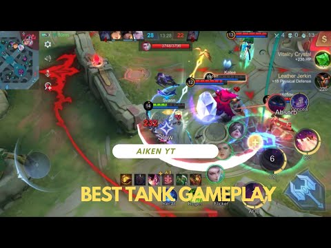 Ruby become unstoppable Tank | full gameplay | Best Tank power | Mobile legend
