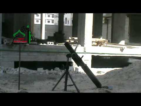 استهداف ثكنة كمال مشارقة بقذائف الهاون في حي الكباس في دمشق من قبل كتيبة احفاد الغوطة