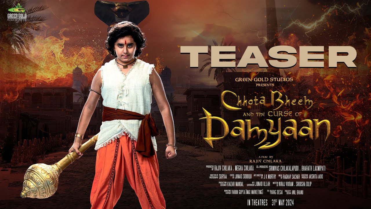 Chhota Bheem and the Curse of Damyaan - Official Theatrical Teaser | Rajiv Chilaka | Anupam Kher