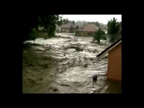 Flood, Farkaslaka Romania 23 08 2005