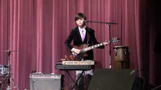 Sam Levin plays Price Tag / Demons at his Middle School Variety Show
