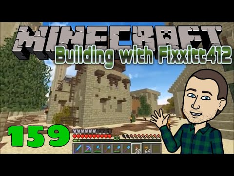 Minecraft - Building with Fixxitt412: 159 Touring Sandrasku and Ulrich's New Hamlet of Lilac Fields