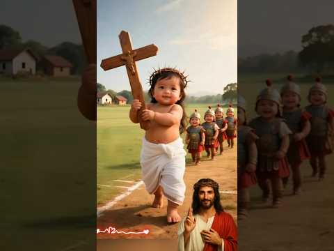 papa Jesus on the cross🙏✝️❤️#shorts #crush #jesus #papajesus #papa #cross #bible #baby #unitedstates
