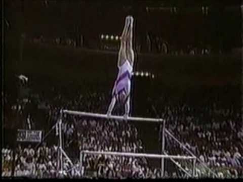 Rhonda Faehn - 1988 US Nationals Uneven Bars