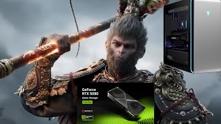 New Alienware Area-51 Gaming Desktop RTX 5090 Testing Black Myth Wukong , DLSS4 , Maxxxed Out