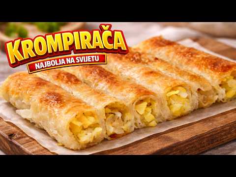 PITA KROMPIRUŠA - Prava domaća | Detaljan recept korak po korak | Pita sa krompirom - Krompirača 4K