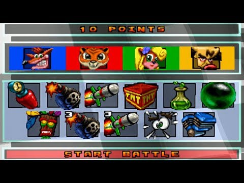 Crash Team Racing Battle Mode 4 Players | Road To CTR Nitro-Fueled