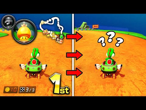 What if there was no HUD in Mario Kart 8 Deluxe?