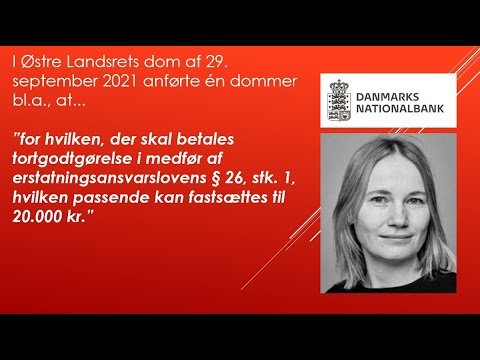 Østre Landsret: Hård kritik af Nationalbanken - Anne Seeberg Nielsen - Lars Rohde -whistleblower-sag