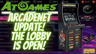AtGames ArcadeNet Lobby is LIVE! Is it Good? Firmware 5.18.0!