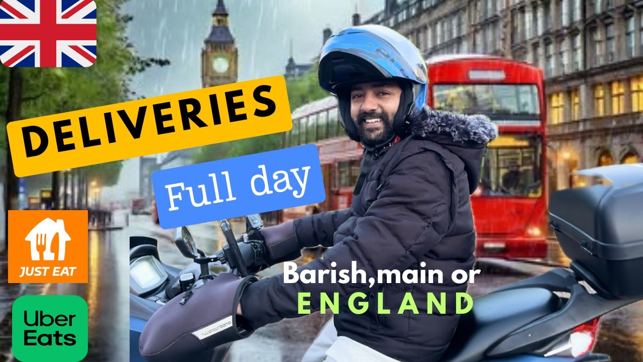 Earn £4000 in 30 Days as a Just Eat Delivery Driver in the UK! A Day In my life.