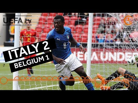 U17 semi-final highlights: Italy v Belgium