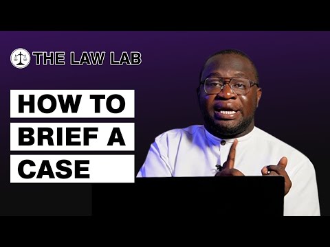 How to brief a case