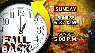 Fall Back: How time change affects sunrise and sunset times