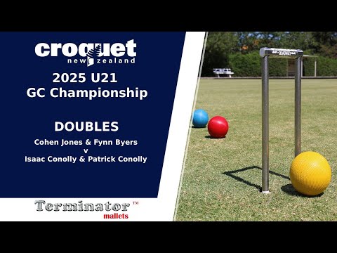 2025 U21 GC Doubles Isaac Conolly & Patrick Conolly v Cohen Jones & Fynn Byers