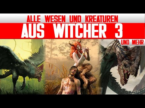 Alle Kreaturen, Monster und Wesen aus Witcher 3 und darüber hinaus - Witcher Lore - LoreCore