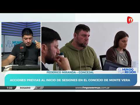 El concejo de Monte Vera se prepara para el inicio de sesiones | Federico Miranda - Concejal