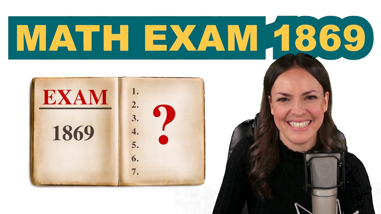 MIT Entrance Exam from 1869! – Can you solve it?