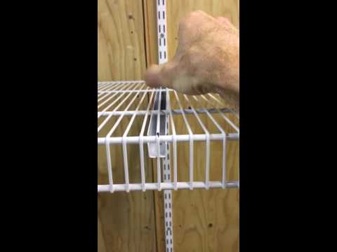 Rubbermaid Fasttrack Shelving