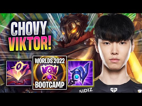 CHOVY PERFECT GAME WITH VIKTOR! - GEN Chovy Plays Viktor MID vs Rumble! | Bootcamp 2022