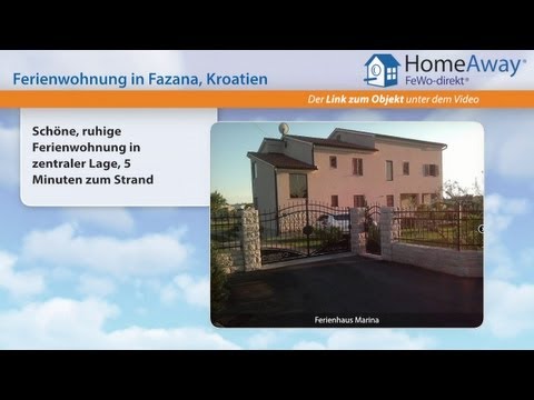 Istrien: Schöne, ruhige Ferienwohnung in zentraler Lage, 5 Minuten zum - FeWo-direkt.de Video