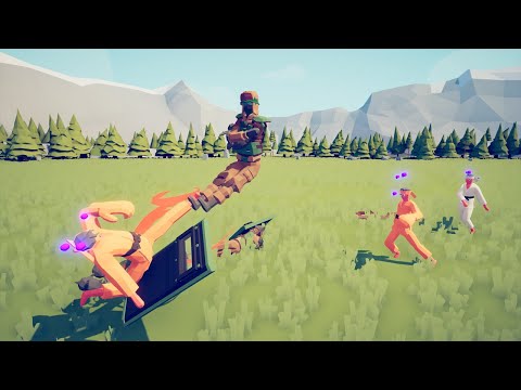 ONE KICK KEVIN WITH KICKBOXER vs ULTRA UNIT - TABS - Totally Accurate Battle Simulator