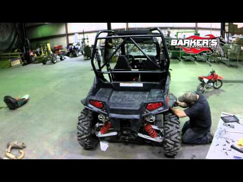 Barker's Exhaust RZR 800 vs Stock - Installation & Test Runs