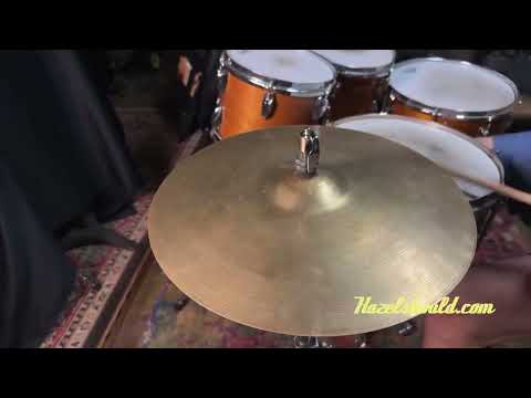 1960s Vintage Zildjian 14” Hihats PAPER THIN 768 839 g AMAZING PAIR! Light Complex Hand Hammered image 6