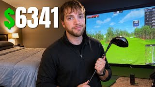 I Turned My Bedroom Into a Golf Simulator (FULL COST BREAKDOWN)
