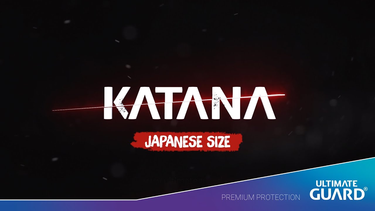 Ultimate Guard Kartenhülle Katana Sleeves Japanische Grösse Schwarz 60