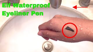 ✅ How To Use Elf Eyeliner Waterproof Pen Review