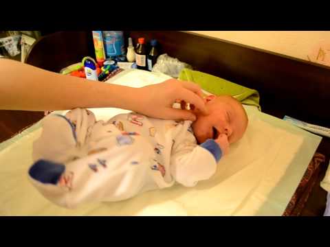 Sleepy baby Antoshka doesn't want to wake up :)))