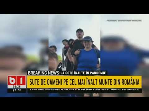 INGHESUIALA MARE PE VARFUL MOLDOVEANU. SUTE DE OAMENI, PE CEL MAI INALT MUNTE DIN ROMANIA