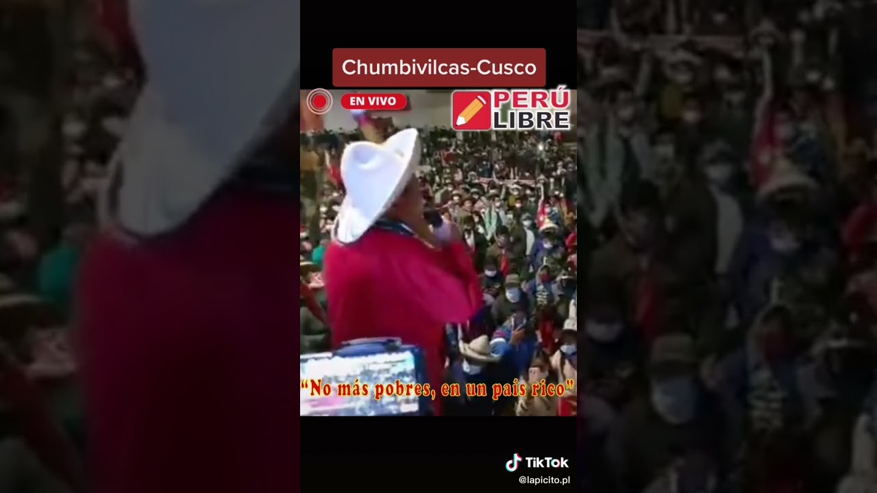 Pedro Castillo en Chumbivilcas Cusco