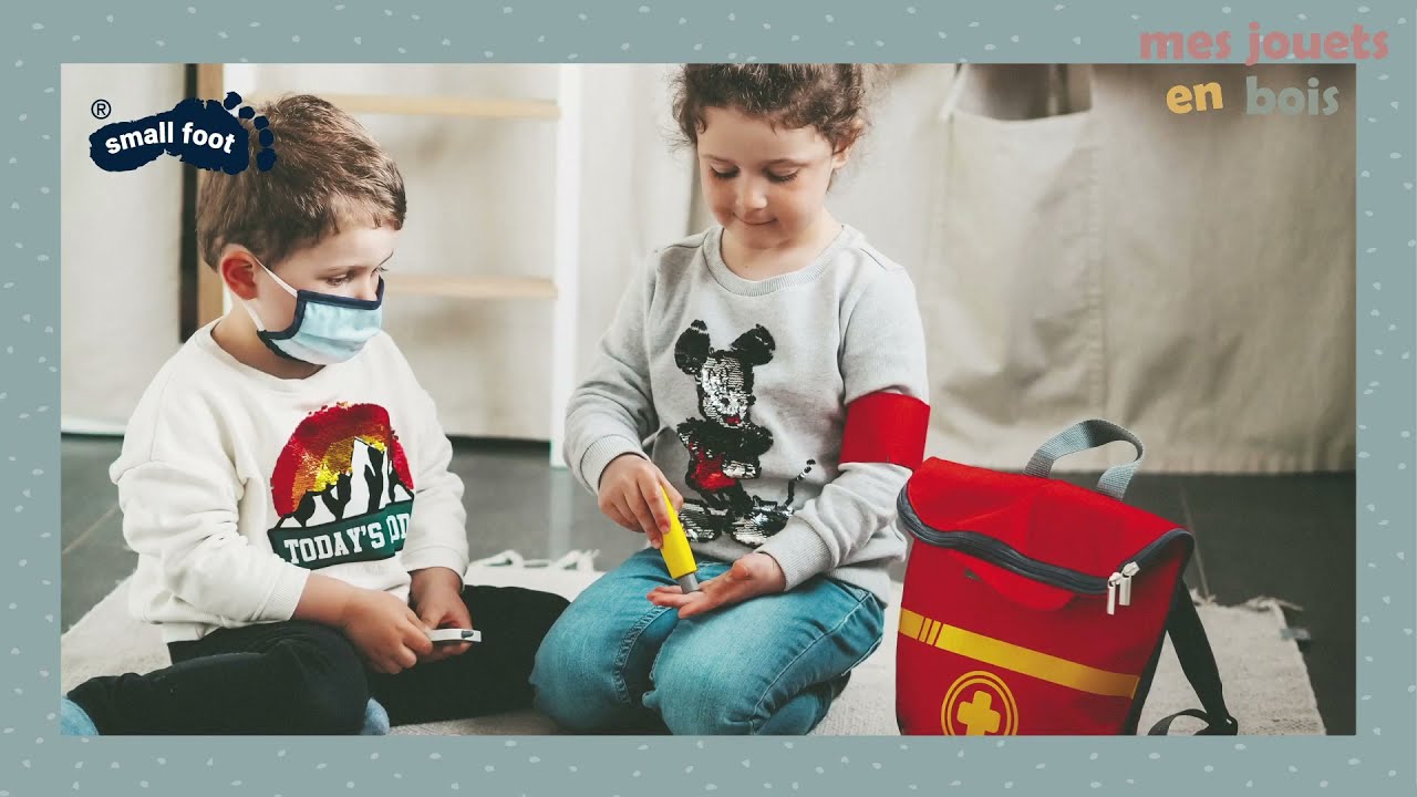 Mallette de docteur en bois - Médecin urgentiste