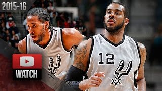 LaMarcus Aldridge - Kawhi Leonard - San Antonio Spurs