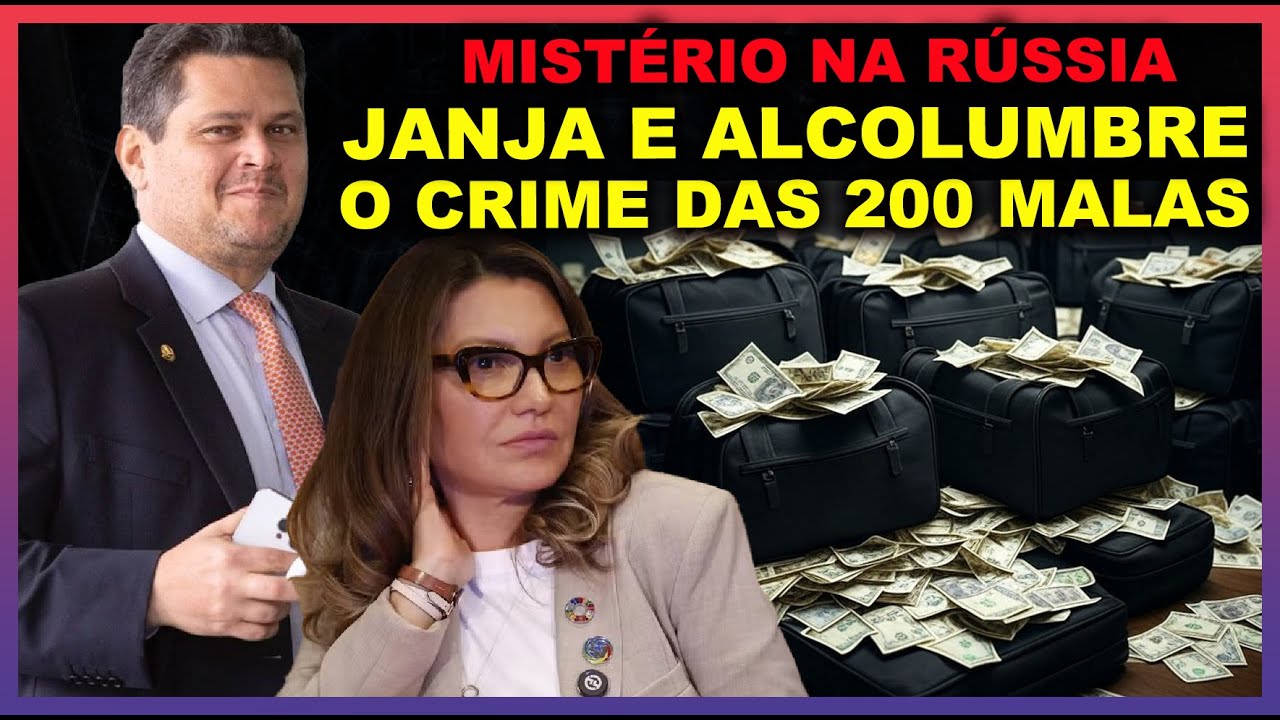 Mistério - Janja teria levado 200 malas para Rússia - Alcolumbre foi também