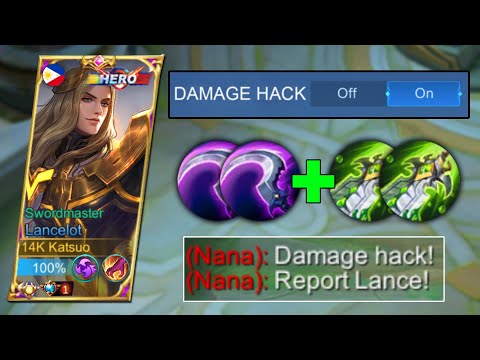 LANCELOT HACK DAMAGE BUILD 🔥