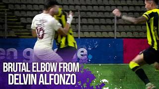 Delvin Alfonzo Escapes Red Card After Brutal Elbow! 😱 Libertadores Drama