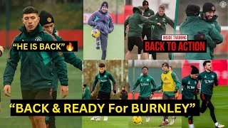 Mainoo,Martinez,Hojlund,Mount,Wheatley,Amad| Man United training & injury updates ahead of Burnley