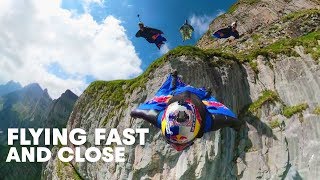 Wingsuit Flying Formation in  The Crack    Miles A