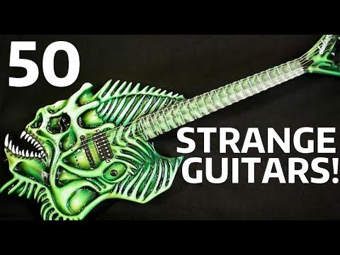 50 WEIRDEST GUITARS EVER!!