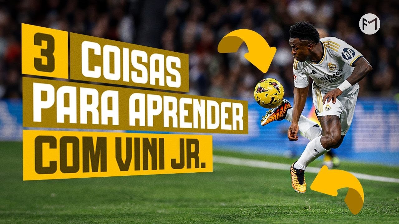 COMO JOGAR DE PONTA ESQUERDA NO FUTEBOL IGUAL AO VINI JR