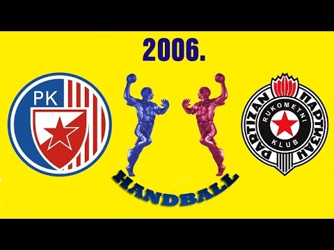 2006 Handball гандбол RK CRVENA ZVEZDA - RK PARTIZAN Beograd Srbija rukomet 핸드볼